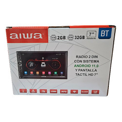 904312-MLC73593005300_122023,Radio Auto 2din Pantalla Tactil 7 Hd Android Aiwa Aw-a502btr