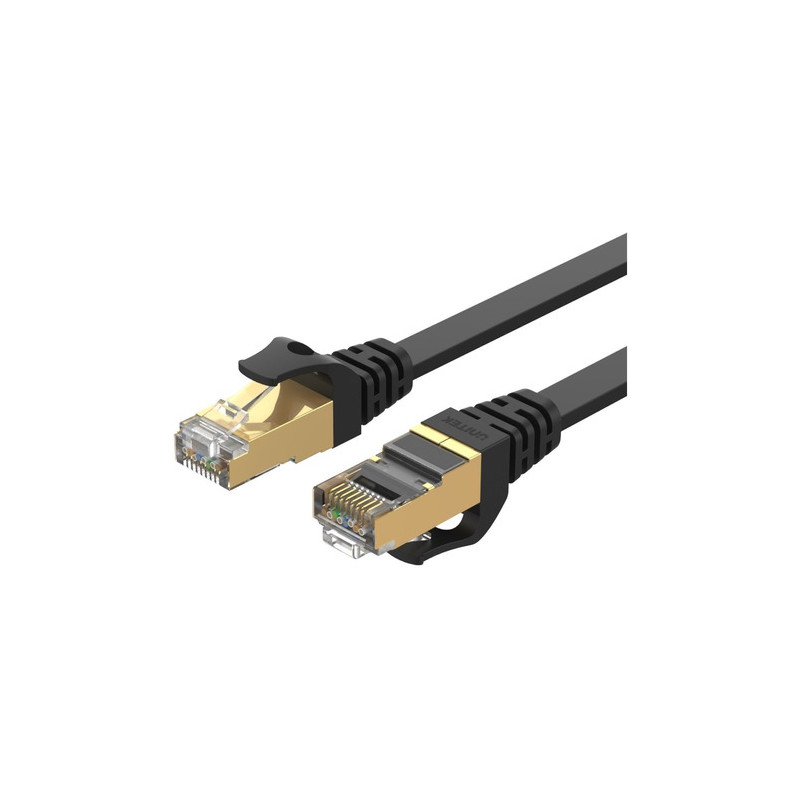 899092-MLC54344210757_032023,Cable De Red Cat7 Rj45 Ethernet Patch Cord Negro 5mt